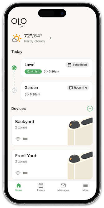 <h2 class="h1 hero__title">Take control of your yard with the OtO app.</h2>